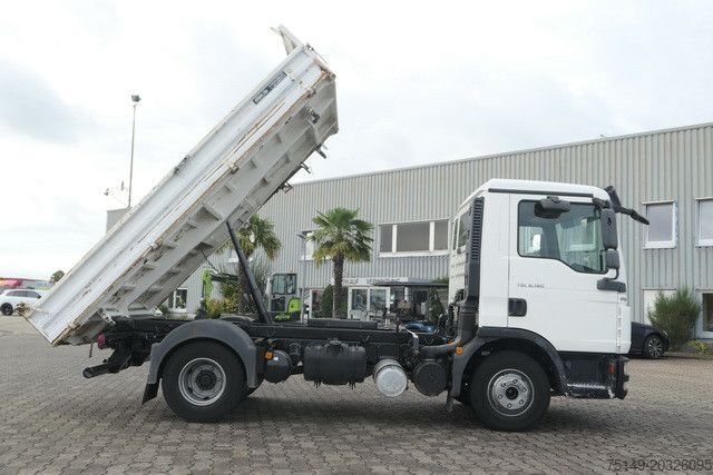 Kiepwagen bestelauto MAN 8.180 TGL BB 4x2, Meiller, 2x AHK, 3. Sitz