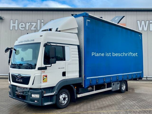فان بستارة جانبية MAN TGL 12.250 | JUMBO-ZUG*2x Tank*AC*beids. Gardine