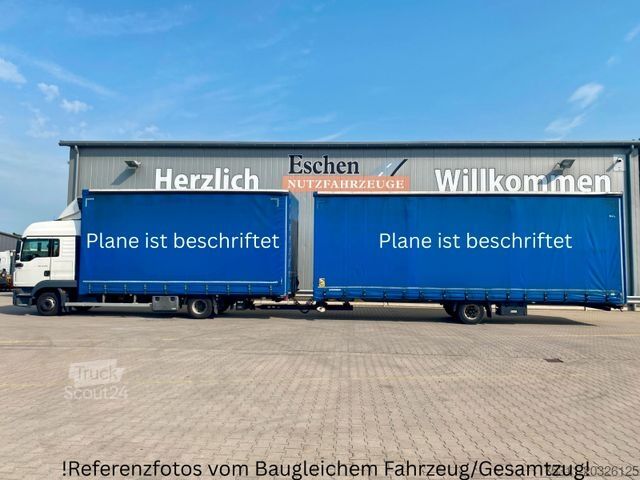 فان بستارة جانبية MAN TGL 12.250 | JUMBO-ZUG*2x Tank*AC*beids. Gardine