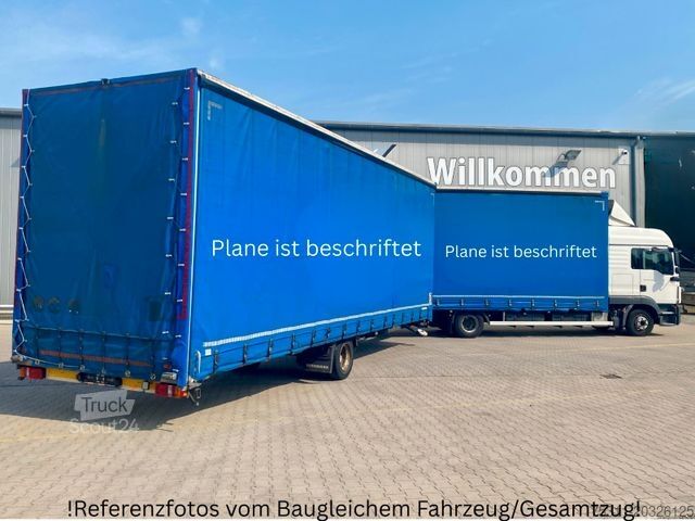 فان بستارة جانبية MAN TGL 12.250 | JUMBO-ZUG*2x Tank*AC*beids. Gardine