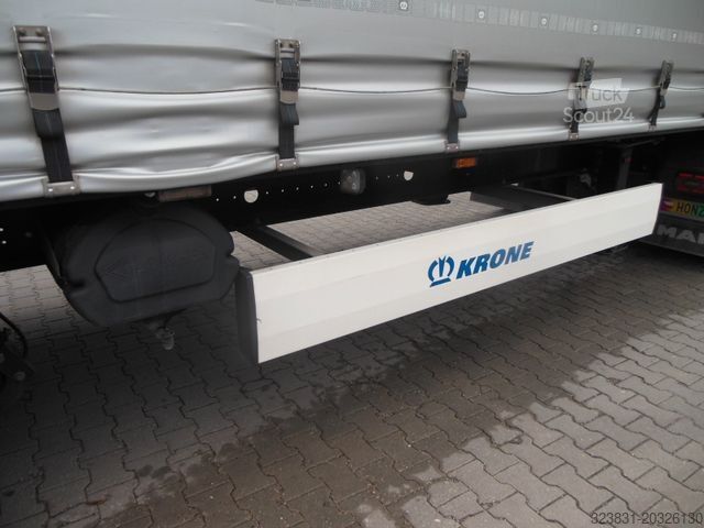 Atvira puspriekabė su tentu KRONE SD, LIFT ACHSE