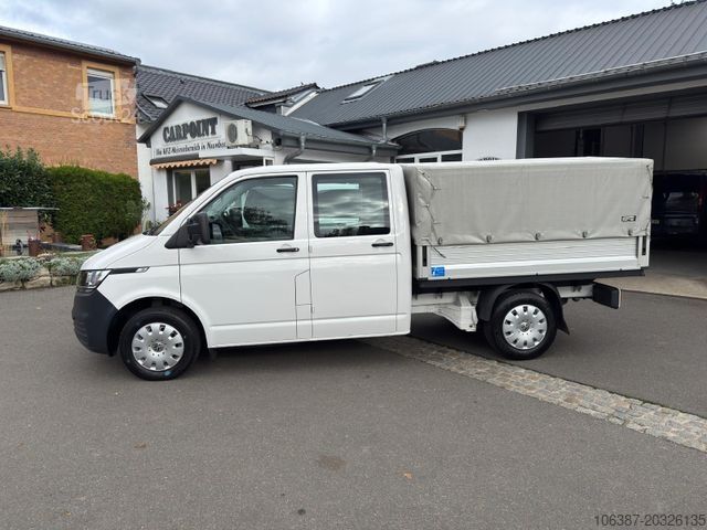 Dubă pick-up VOLKSWAGEN T6.1 Transporter Pritsche Doppelkabine lang 4MOT