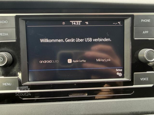 Gardinsidad skåpbil VOLKSWAGEN T6.1 Transporter Pritsche Doppelkabine lang 4MOT