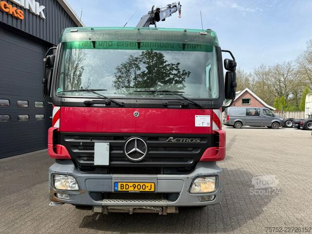 3-Seiten-Kipper Mercedes-Benz Actros 2644 L 6X4 3 Zijden kipper + MKG Kraan/C...