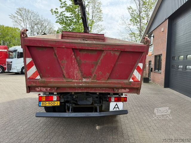 3-Seiten-Kipper Mercedes-Benz Actros 2644 L 6X4 3 Zijden kipper + MKG Kraan/C...