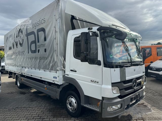 Plattewagen met zeil MERCEDES-BENZ Atego 1224L *Pritsche Plane* LBW*