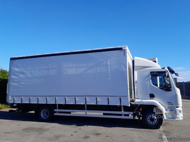 Tentinė platforma sunkvežimis DAF FA XB 290 16t Junge Curtainside Bär LBW