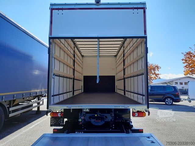 Tentinė platforma sunkvežimis DAF FA XB 290 16t Junge Curtainside Bär LBW