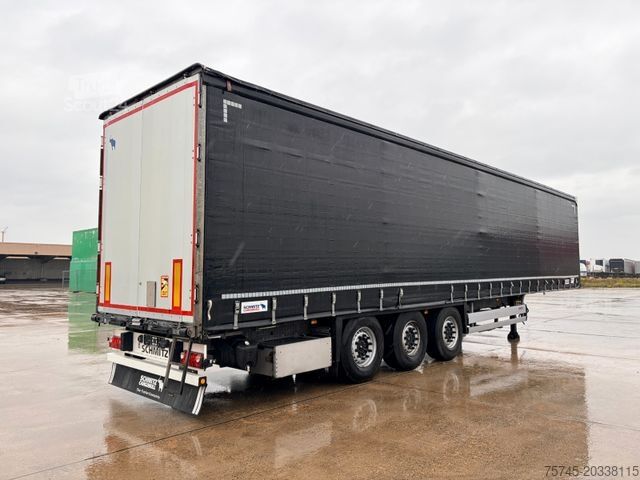 Öppen semitrailer med kapell SCHMITZ CARGOBULL SCB S3T * POWER CURTAIN * LIFT ACHSE