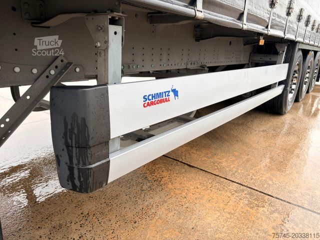 Öppen semitrailer med kapell SCHMITZ CARGOBULL SCB S3T * POWER CURTAIN * LIFT ACHSE