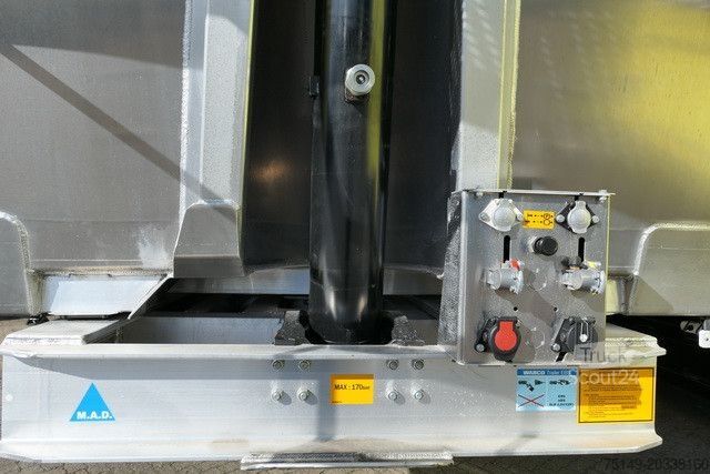 Semirimorchio ribaltabile BENALU AGRILINER 95 H2200, Alu, 52m³, Alu-Chassis, SAF