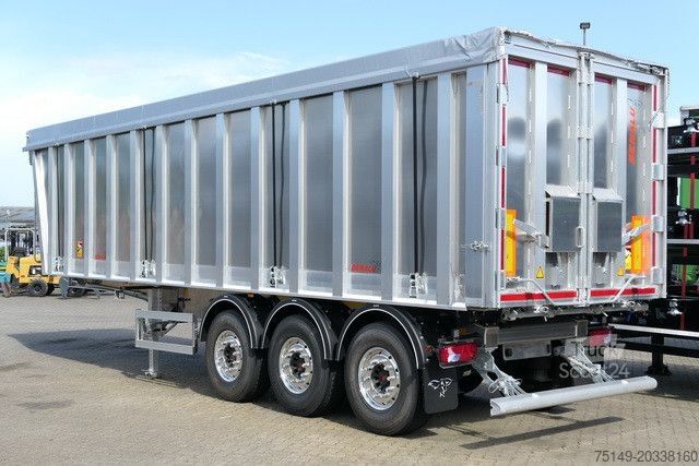 Semirimorchio ribaltabile BENALU AGRILINER 95 H2200, Alu, 52m³, Alu-Chassis, SAF