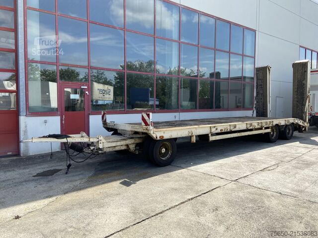 Low loader trailer Müller Mitteltal PT 30  3 Achs Tieflader 9,20 m Ladefläche