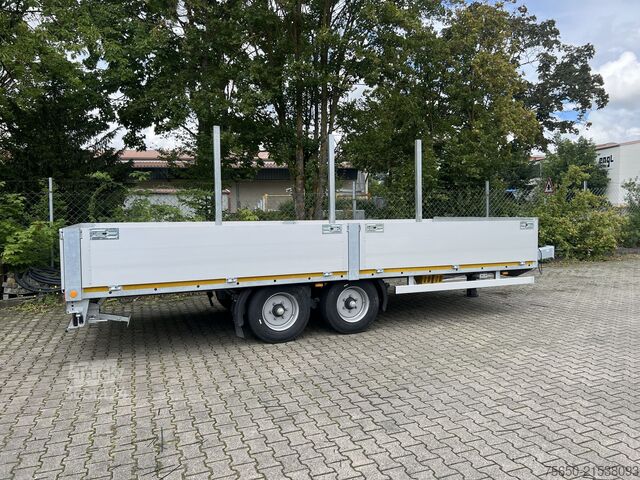 Open trailer Möslein THT 11 G 6,2 L  Tandem- Pritschenanhänger- Tieflader