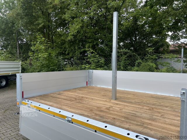 Open trailer Möslein THT 11 G 6,2 L  Tandem- Pritschenanhänger- Tieflader