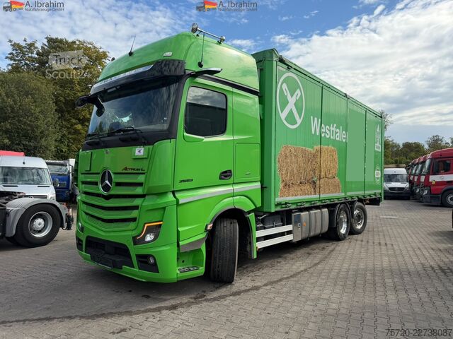 Ciężarówka z zabudową na zamówienie Mercedes-Benz Actros 2553L Schubboden Retarder Hydrodrive