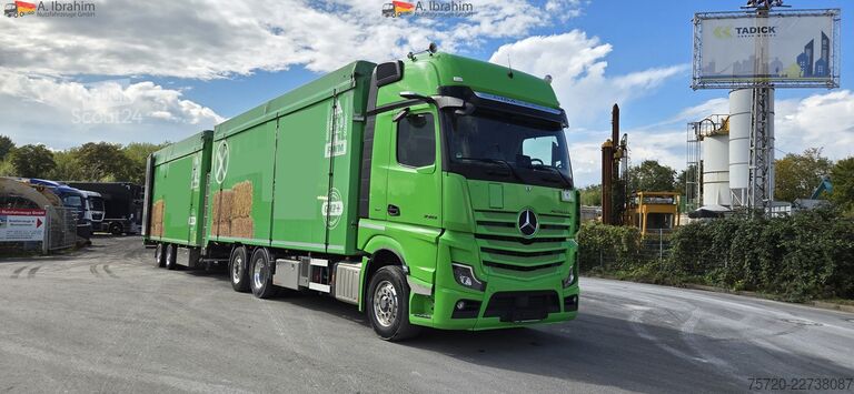 Ciężarówka z zabudową na zamówienie Mercedes-Benz Actros 2553L Schubboden Retarder Hydrodrive