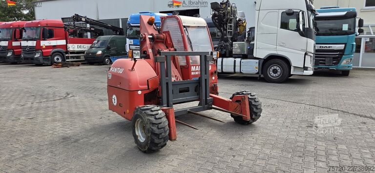 Manipulator telescopic Manitou TMT 20-20SR Mitnahmestapler 2000 kg Tragkraft Staplergabel und Stroh- Heugabel