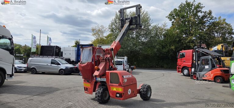 Manipulator telescopic Manitou TMT 20-20SR Mitnahmestapler 2000 kg Tragkraft Staplergabel und Stroh- Heugabel