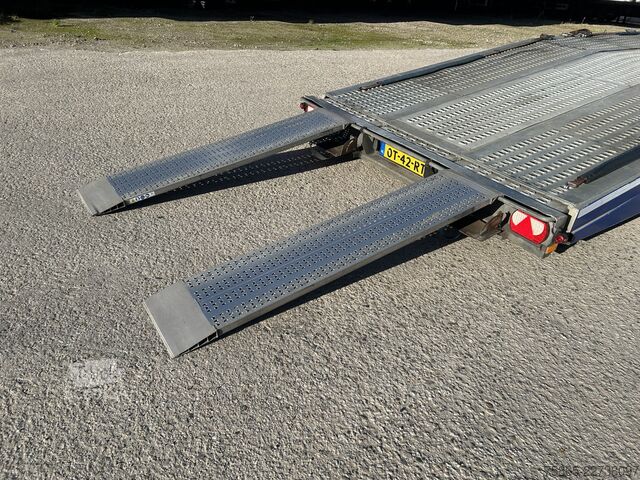 Autonkuljetuspakettiauto Eroglu ALPB 08 / Semi Dieplader / Auto - Machine Trans...