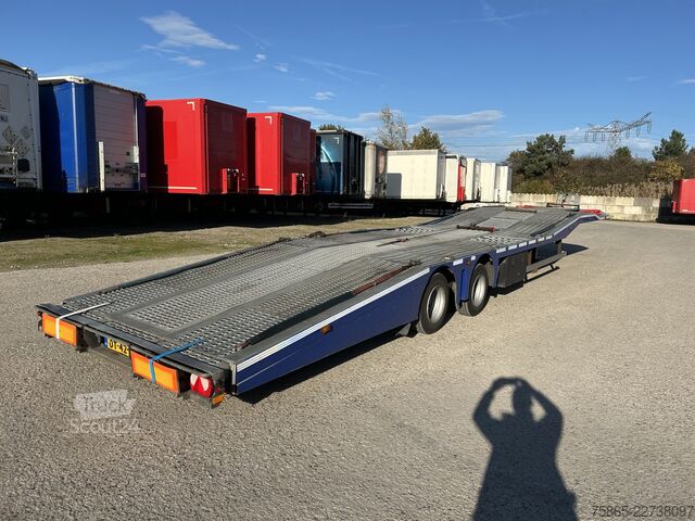 Autonkuljetuspakettiauto Eroglu ALPB 08 / Semi Dieplader / Auto - Machine Trans...