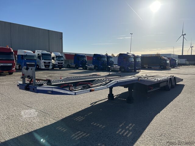 Autonkuljetuspakettiauto Eroglu ALPB 08 / Semi Dieplader / Auto - Machine Trans...