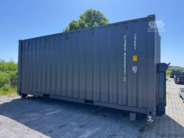 Contentor marítimo de 20" e 1x quadro Roll-off combinado Hitta HAR60 Abrollcontainer