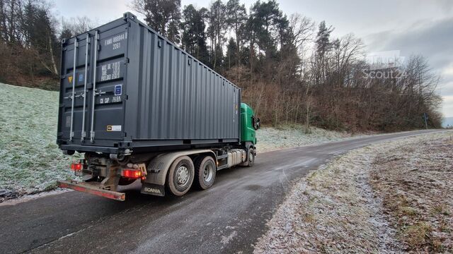 Contentor marítimo de 20" e 1x quadro Roll-off combinado Hitta HAR60 Abrollcontainer