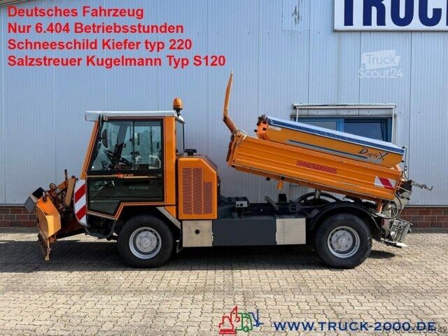 Kastenwagen hoch  Boki HY1252B 4x4 Winterdienst Schild + Streuer