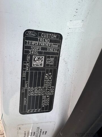 Koelwagen Ford Transit Custom **FRIGO-EURO6**