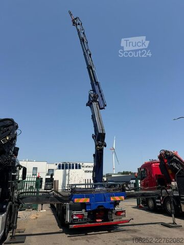 Plateforme de chargement ouverte MAN TGS 35.480 8X4 PRITSCHE + KRAN (29m!)  FASSI F3...