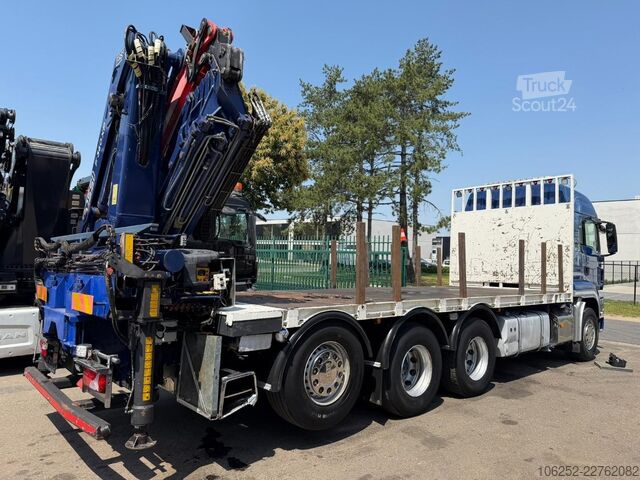 Plateforme de chargement ouverte MAN TGS 35.480 8X4 PRITSCHE + KRAN (29m!)  FASSI F3...