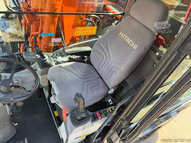 Pelle sur pneus HITACHI ZAXIS ZX145W-6 + SMP TILTROTATOR - TRIPPLE ARM ...