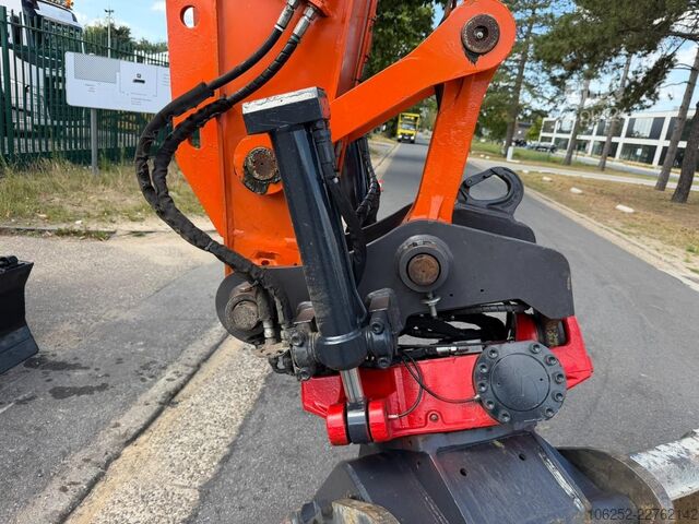 Wheel excavator HITACHI ZAXIS ZX145W-6 + SMP TILTROTATOR - TRIPPLE ARM ...