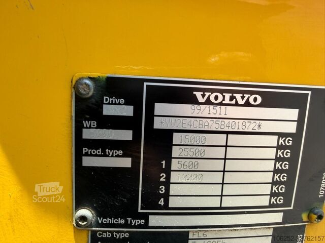 Open body Volvo FL220 - 15T - PICK-UP - MANUAL - A/C - EURO 3 -...