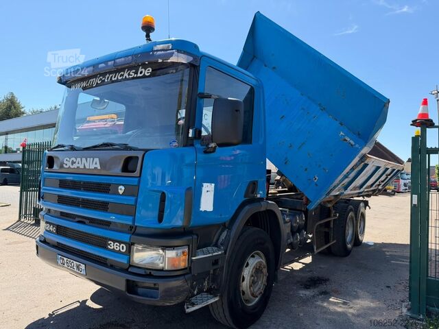 Tipper Scania 124C-360 6x4 TIPPER BORDMATIC - 2 SEITEN KIPPER...