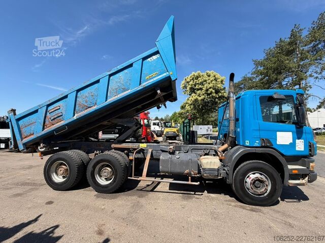 Tipper Scania 124C-360 6x4 TIPPER BORDMATIC - 2 SEITEN KIPPER...