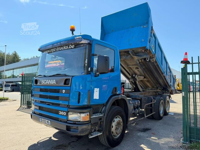 Tipper Scania 124C-360 6x4 TIPPER BORDMATIC - 2 SEITEN KIPPER...