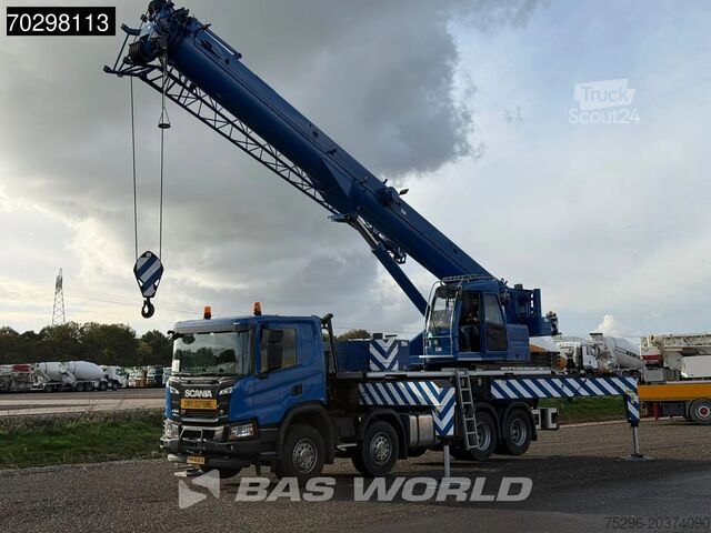 Platforma de încărcare Scania P450 P 8X4 Palfinger/SANY SPC500E Telescopic Cr...