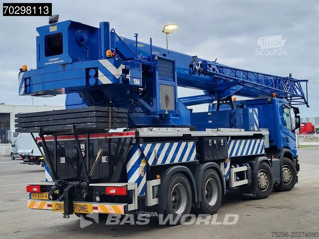 Platforma de încărcare Scania P450 P 8X4 Palfinger/SANY SPC500E Telescopic Cr...