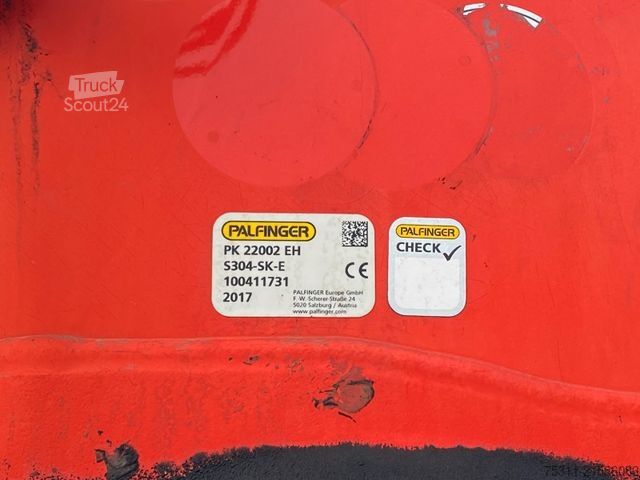 Automobilis ar plakanu platformu MERCEDES-BENZ 2540 LL Antos I Palfinger PK 22002EHD*Falt/Funk