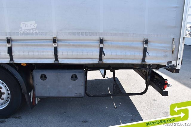 مقطورة نصفية مفتوحة مع قماش مشمع SCHWARZMÜLLER Palettenkasten Liftachse Hubdach SAF Achsen TÜV
