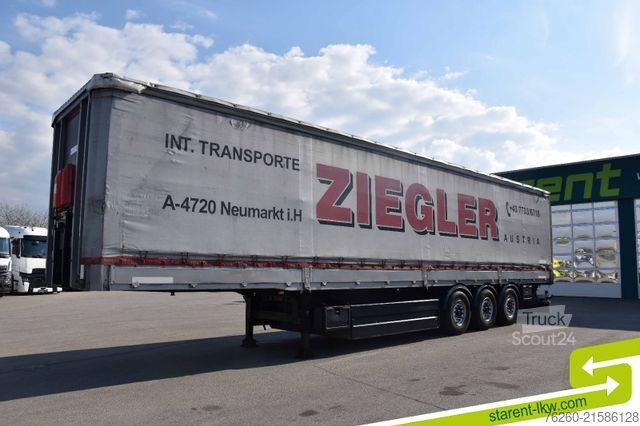 مقطورة نصفية مفتوحة مع قماش مشمع SCHWARZMÜLLER Bordwand Coils Mulde Palka TÜV 03/2027