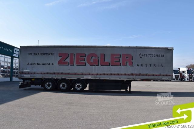 مقطورة نصفية مفتوحة مع قماش مشمع SCHWARZMÜLLER Bordwand Coils Mulde Palka TÜV 03/2027