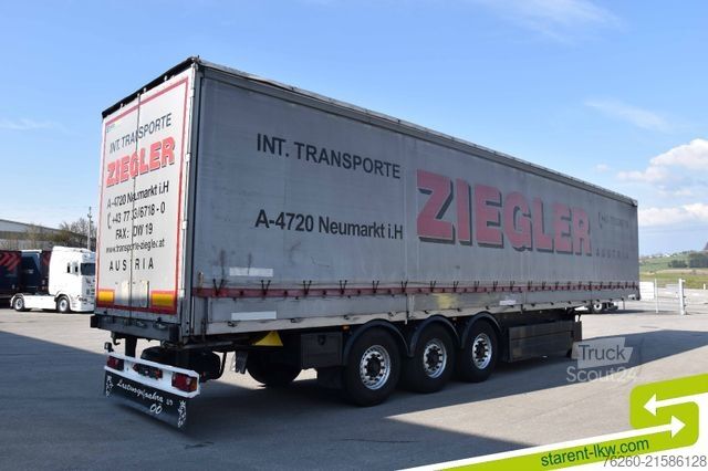 مقطورة نصفية مفتوحة مع قماش مشمع SCHWARZMÜLLER Bordwand Coils Mulde Palka TÜV 03/2027