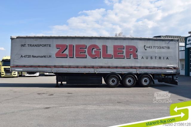 مقطورة نصفية مفتوحة مع قماش مشمع SCHWARZMÜLLER Bordwand Coils Mulde Palka TÜV 03/2027