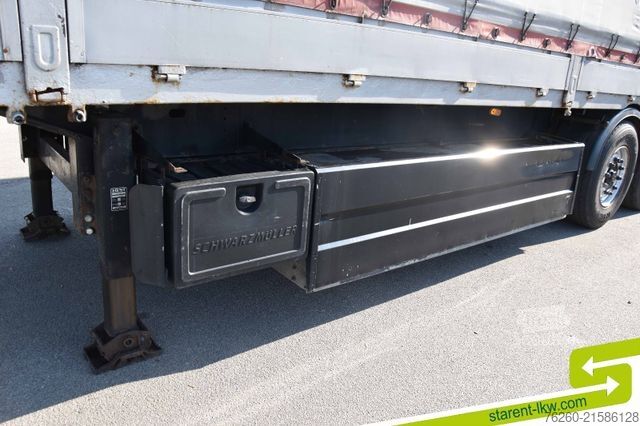 مقطورة نصفية مفتوحة مع قماش مشمع SCHWARZMÜLLER Bordwand Coils Mulde Palka TÜV 03/2027