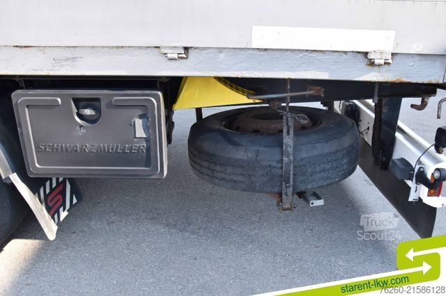 مقطورة نصفية مفتوحة مع قماش مشمع SCHWARZMÜLLER Bordwand Coils Mulde Palka TÜV 03/2027