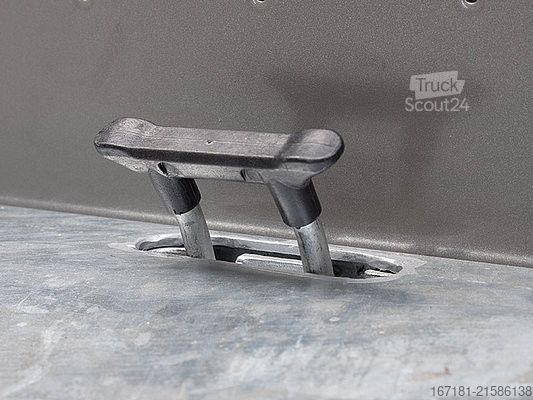 Three-way tipper trailer HUMBAUR HTK 3000.31 mit Stahlgitteraufsatz, E-Pumpe