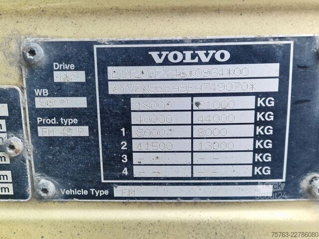 Valise Volvo FM 370 Globetrotter 4x2 - Buggsbygg box with si...